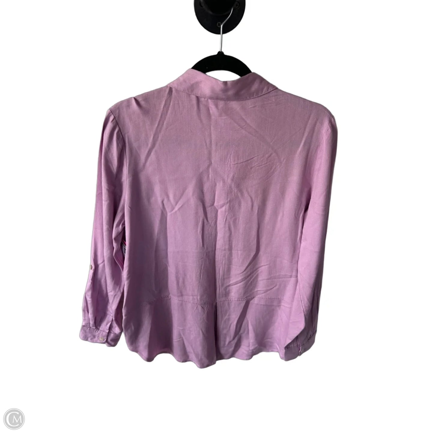 Blouse Long Sleeve By Beachlunchlounge In Pink, Size: M