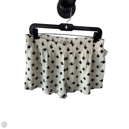 Shorts By Madewell In Black & Cream, Size: L