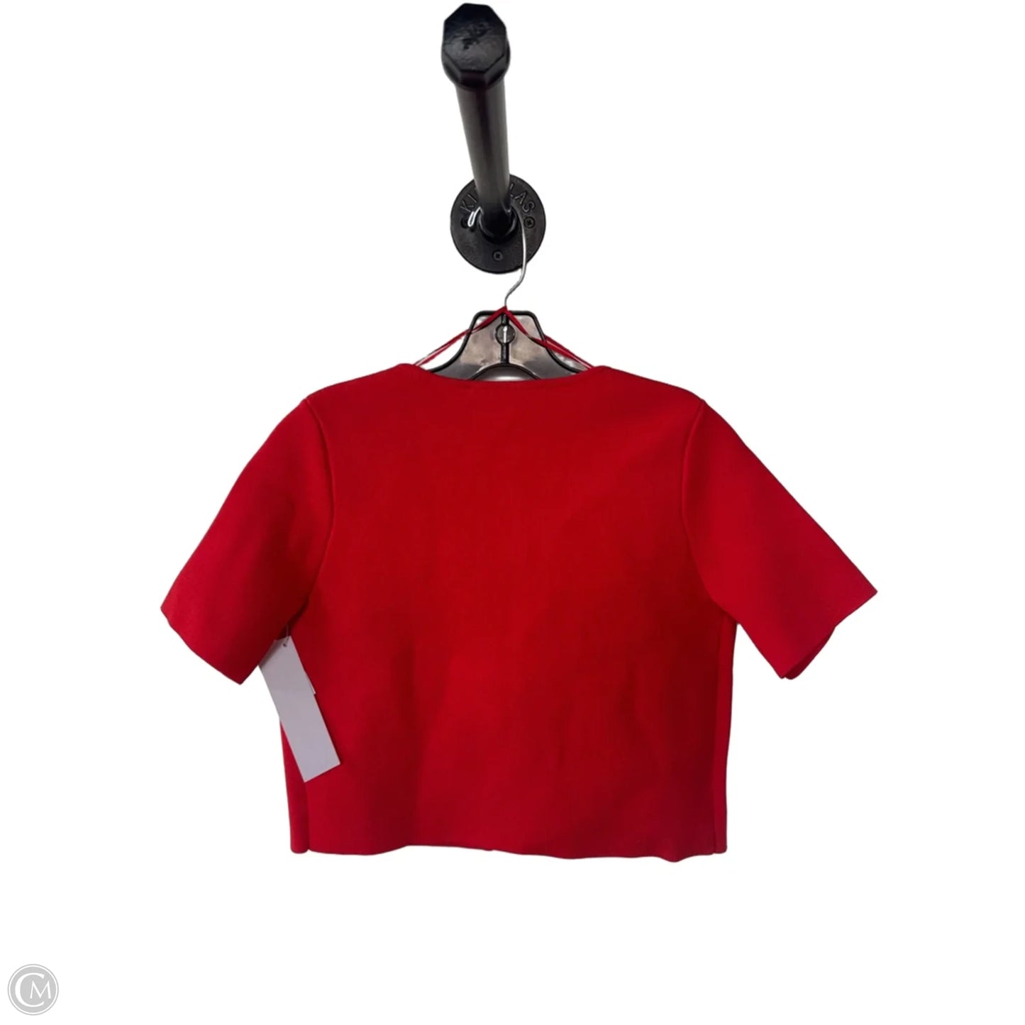 Sweater Short Sleeve By Zara In Red, Size: S