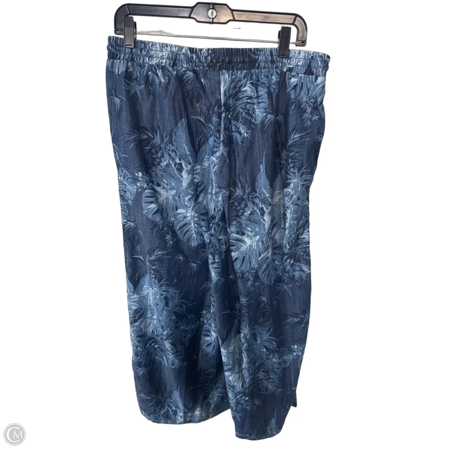 Pants Linen By Chicos In Blue, Size: 10