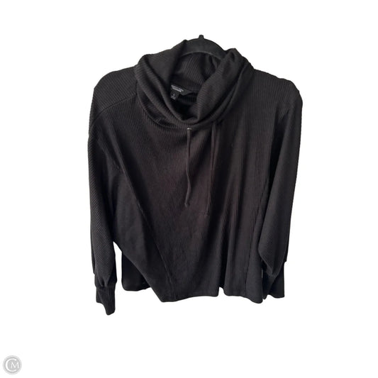 Top Long Sleeve By Simply Vera In Black, Size: L