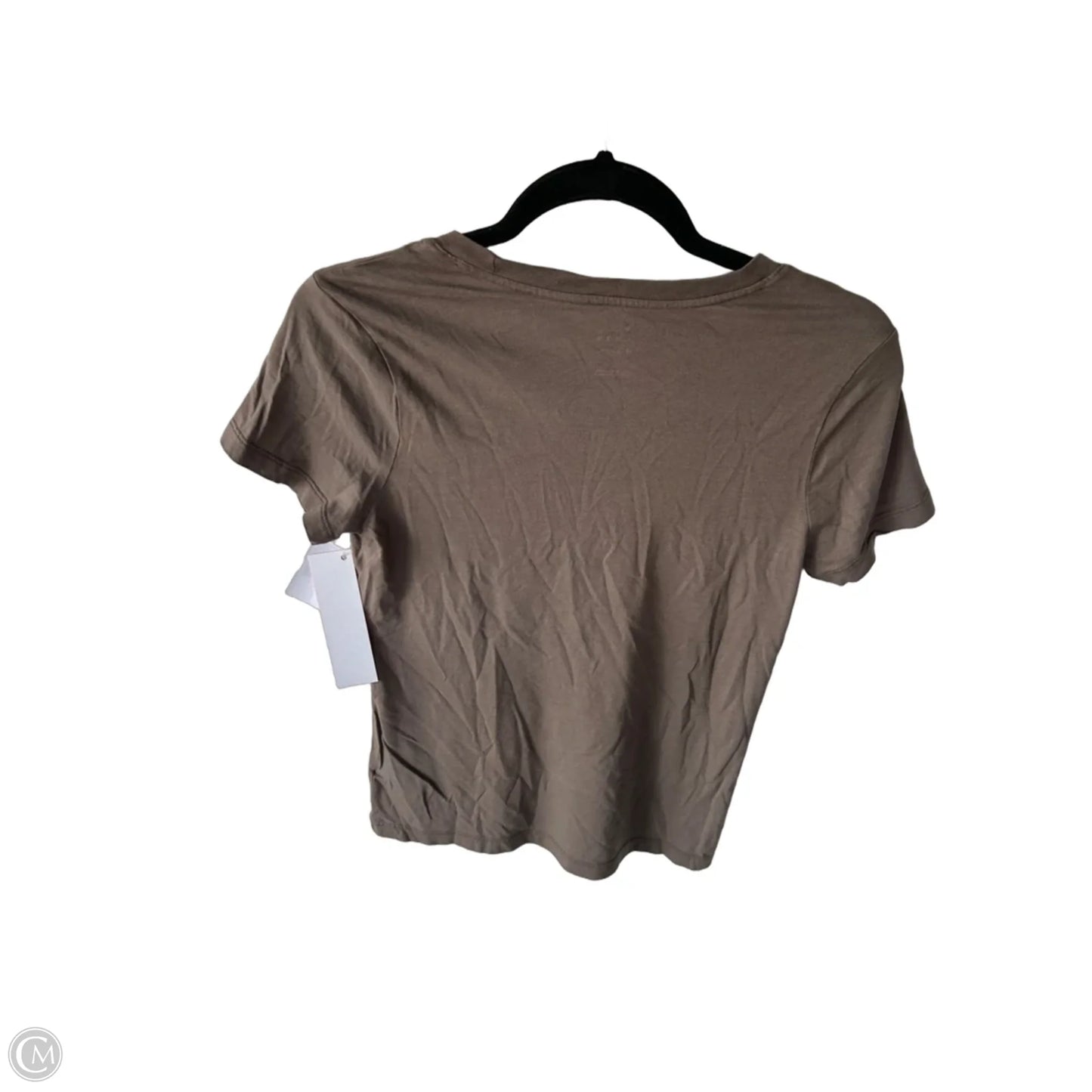 Top Short Sleeve Basic By A New Day In Brown, Size: S