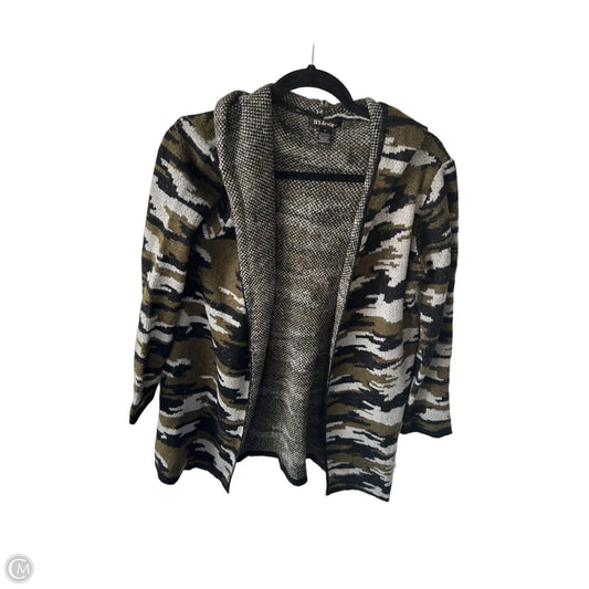 Sweater Cardigan By By Design In Camouflage Print, Size: M