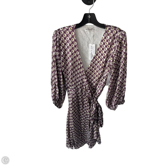 Dress Work By Clothes Mentor In Purple & White, Size: Xs