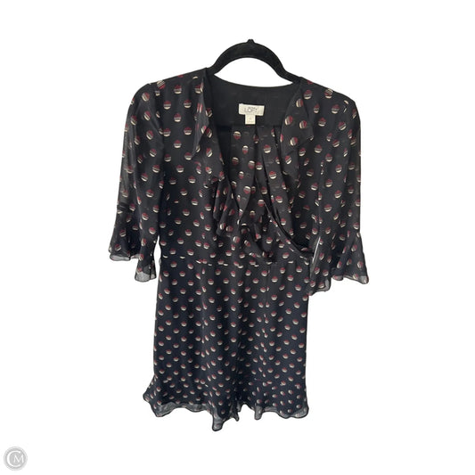 Dress Work By Loft In Black & Red, Size: S