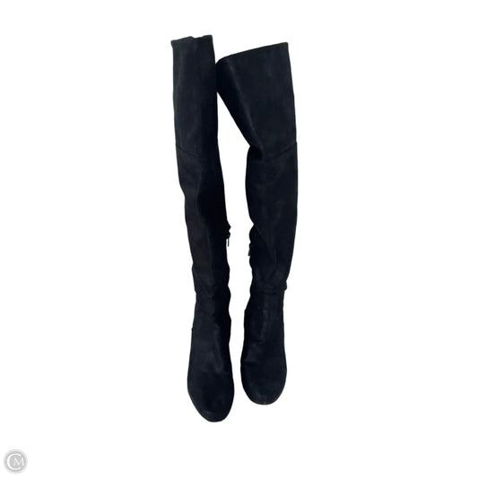 Boots Over-the-knee Heels By Report In Black, Size: 6.5
