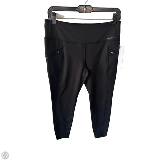 Athletic Leggings By Eddie Bauer In Black, Size: M