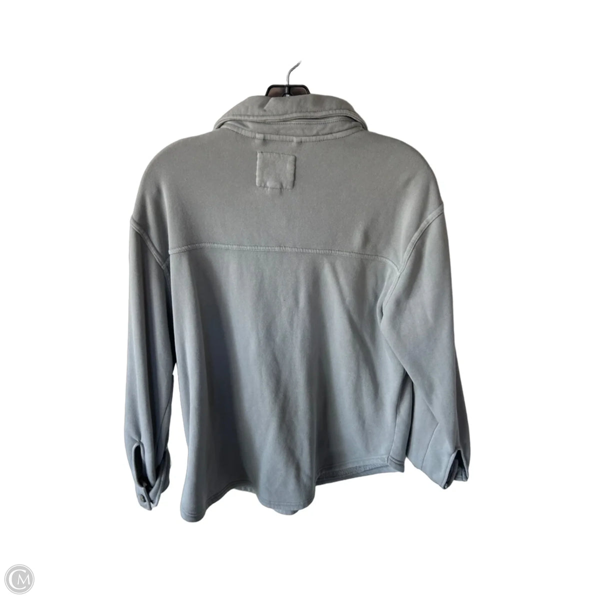 Jacket Shirt By Thread And Supply In Grey, Size: M