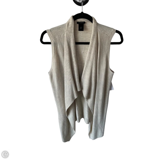Vest Sweater By Ann Taylor In Tan, Size: Xs