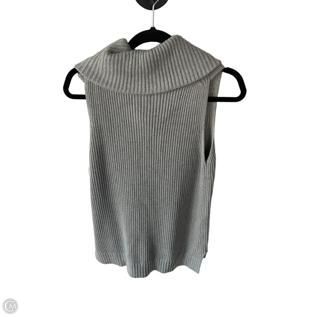 Vest Sweater By Michael By Michael Kors In Grey, Size: S
