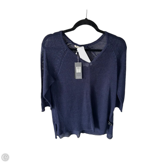 Sweater By Eileen Fisher In Navy, Size: Lp