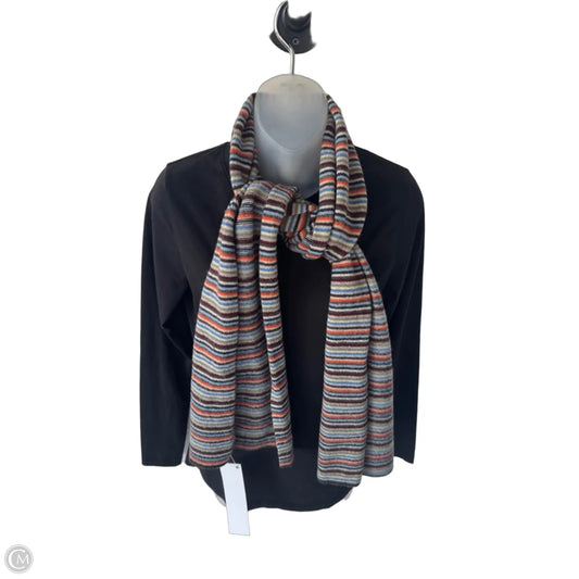Scarf Winter By Clothes Mentor In Brown & Orange