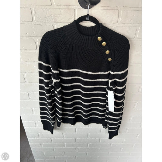 Sweater By J. Crew In Black & White, Size: L