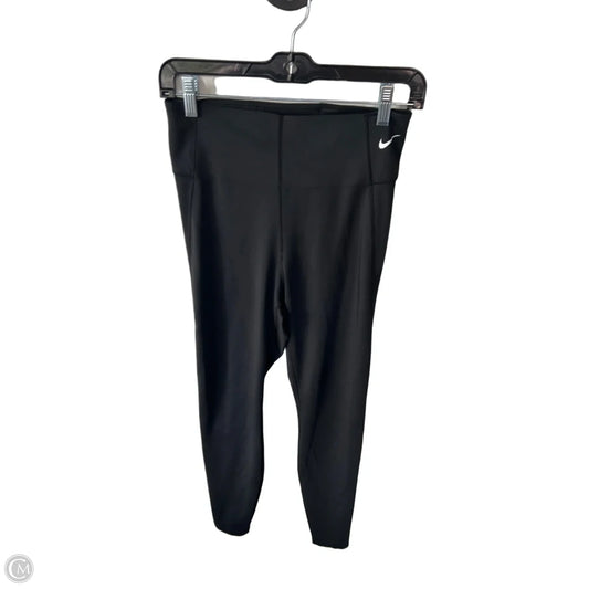 Athletic Leggings By Nike In Black, Size: M