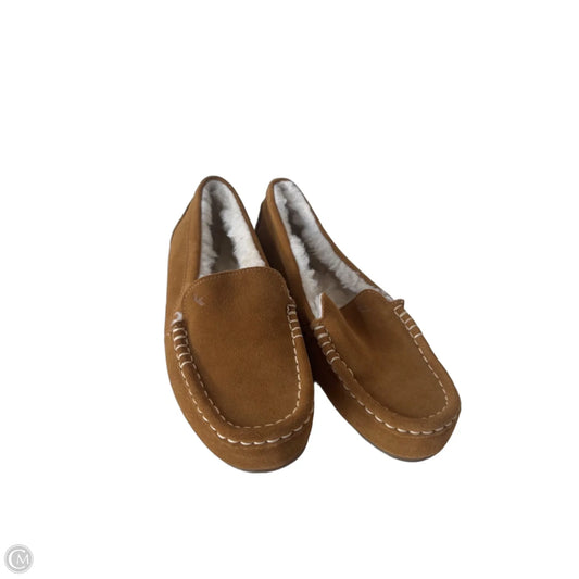 Slippers By Koolaburra By Ugg In Tan & White, Size: 7
