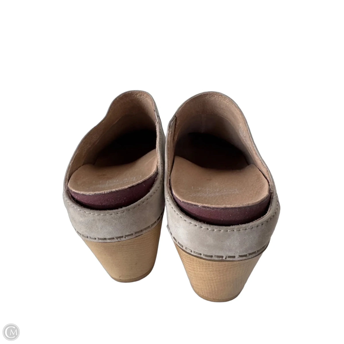 Shoes Heels Block By Dansko In Grey, Size: 6.5