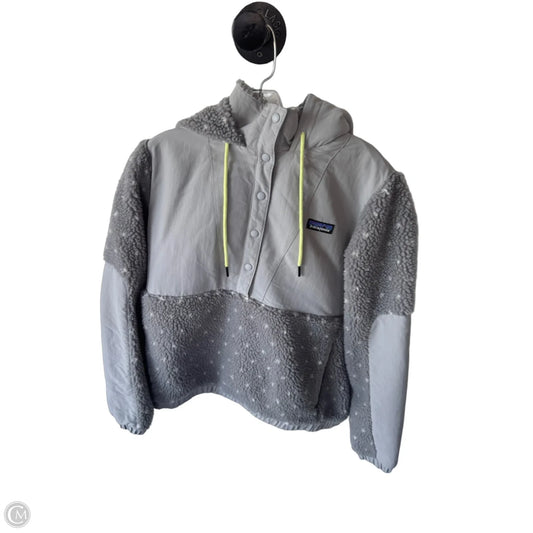 Jacket Fleece By Patagonia In Grey, Size: M