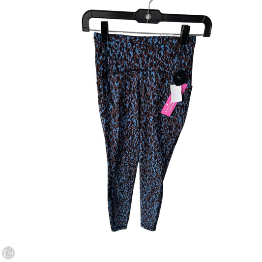Athletic Leggings By Lululemon In Blue & Brown, Size: 2