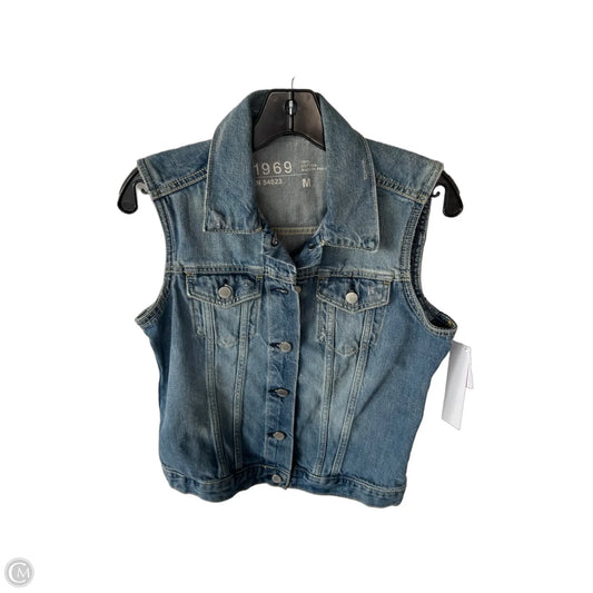 Vest Other By Gap In Blue Denim, Size: M