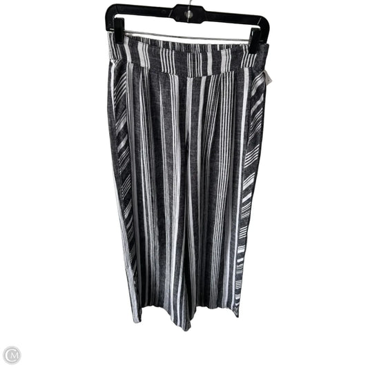 Pants Wide Leg By Tribal In Black & White, Size: Xs