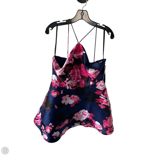 Dress Party Short By By & By In Blue & Pink, Size: Xl