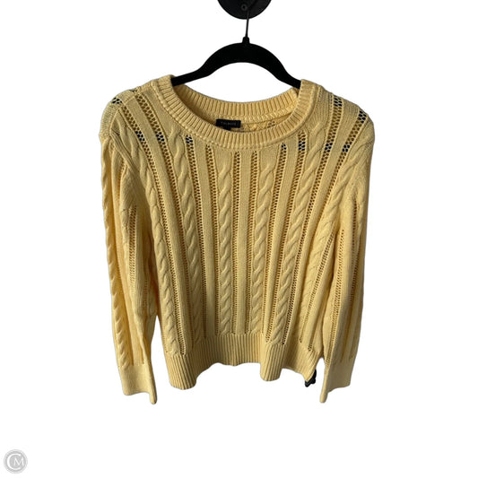 Sweater By Talbots In Yellow, Size: L