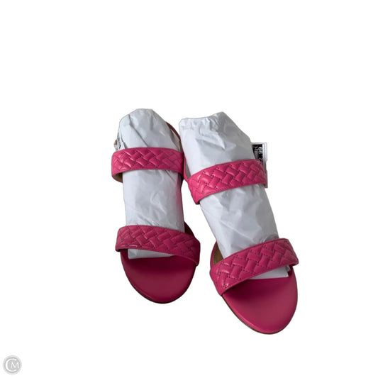 Sandals Heels Block By Talbots In Pink, Size: 10