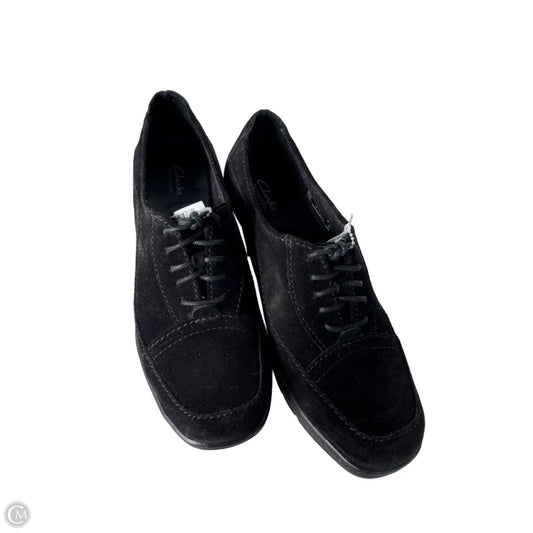 Shoes Heels Block By Clarks In Black, Size: 6.5