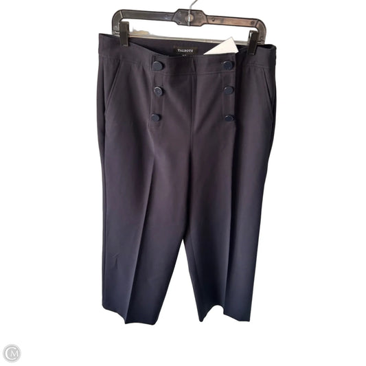 Pants Wide Leg By Talbots In Navy, Size: 12