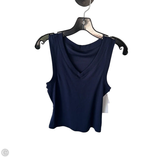 Top Sleeveless Basic By Dsg Outerwear In Navy, Size: M