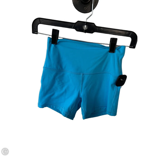 Athletic Shorts By Lululemon In Blue, Size: 4