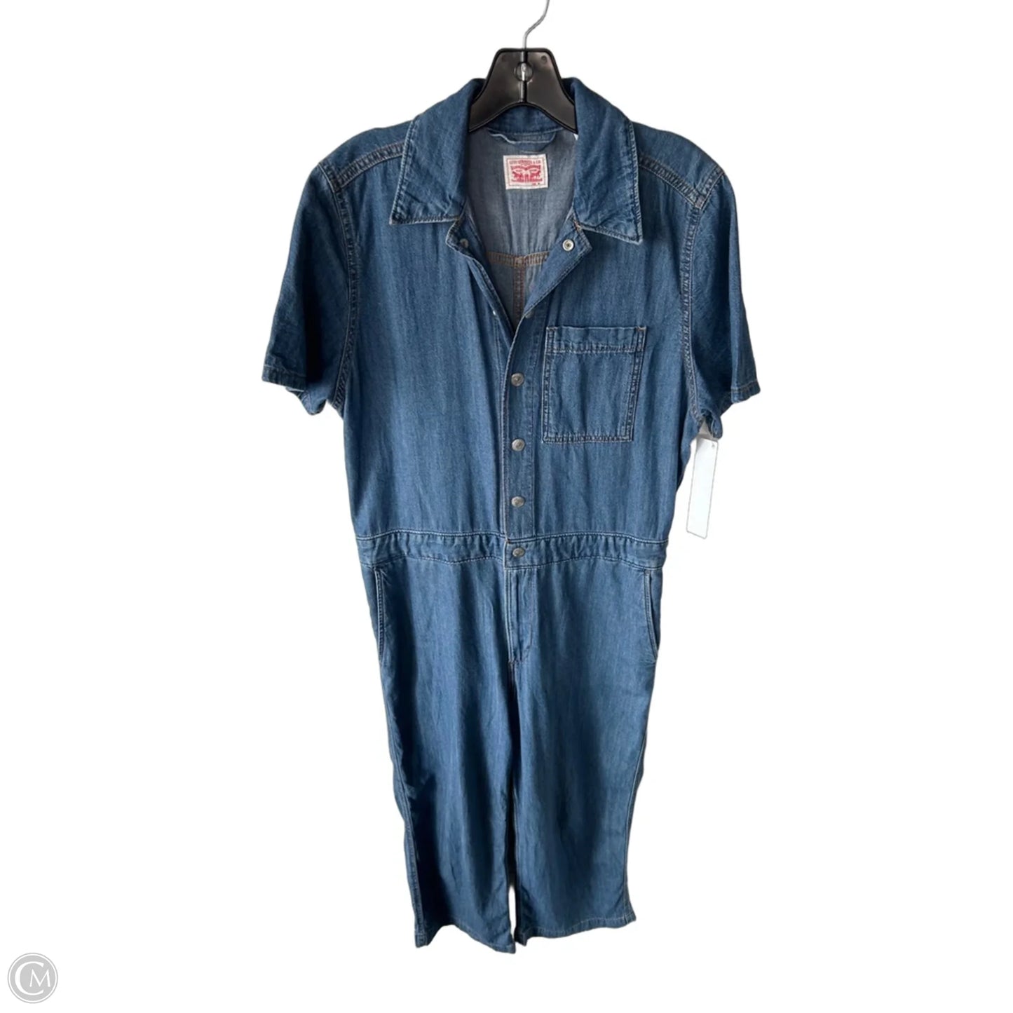 Jumpsuit By Levis In Blue Denim, Size: M