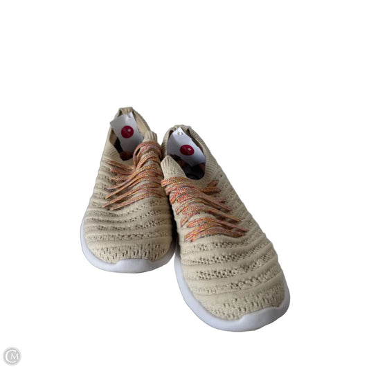 Shoes Designer By Apl In Cream & Orange, Size: 6