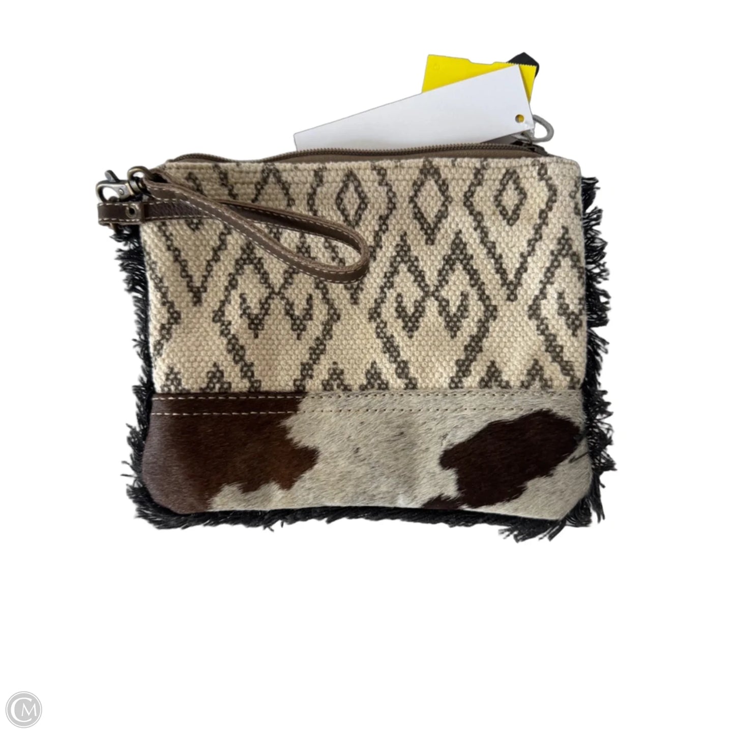 Wristlet Leather By Myra, Size: Medium