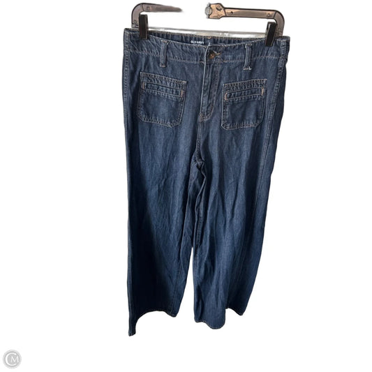 Jeans Wide Leg By Old Navy In Blue Denim, Size: 6l