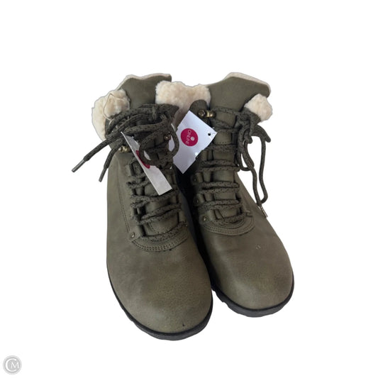 Boots Ankle Flats By Jbu By Jambu In Green & Grey, Size: 7.5