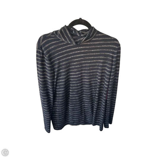 Top Long Sleeve By Banana Republic In Blue & Orange, Size: L
