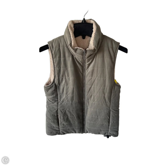 Vest Puffer & Quilted By Etro In Cream & Green, Size: S