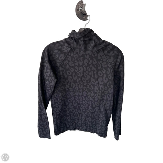 Athletic Top Long Sleeve Crewneck By Sweaty Betty In Black & Grey, Size: M