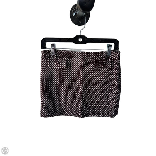 Skirt Mini & Short By Banana Republic In Black & Cream, Size: 0p