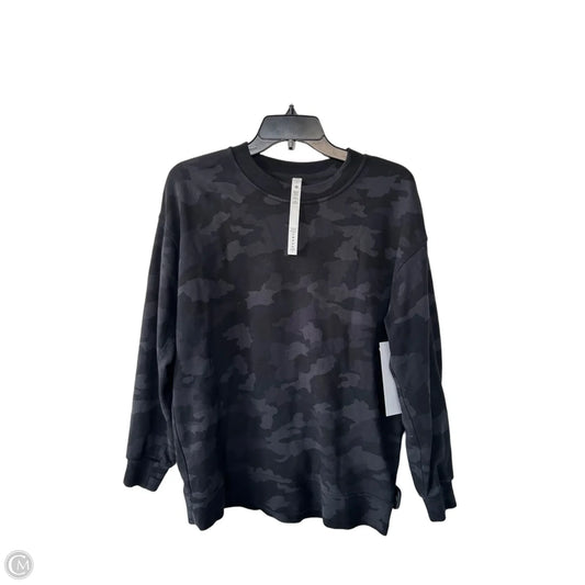 Athletic Sweatshirt Crewneck By Lululemon In Camouflage Print, Size: S