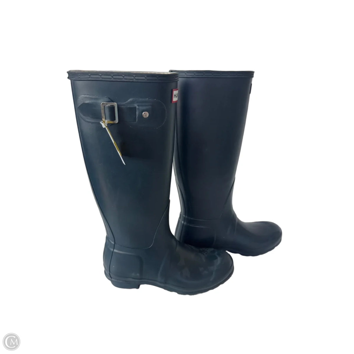 Boots Designer By Hunter In Navy, Size: 7