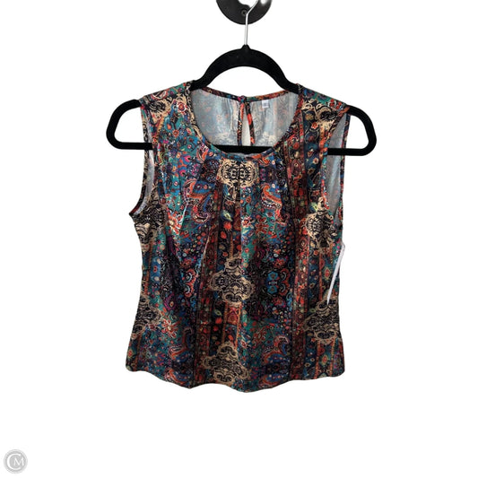 Blouse 3/4 Sleeve By Cme In Blue, Size: S