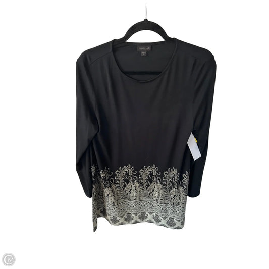 Dress Casual Short By J. Jill In Black & Cream, Size: M