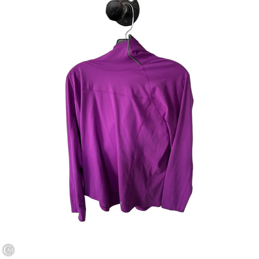 Athletic Sweatshirt Hoodie By Fila In Purple, Size: Xl