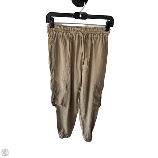 Athletic Pants By Zara In Tan, Size: Xs