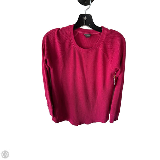 Top Long Sleeve By Eddie Bauer In Pink, Size: Xs