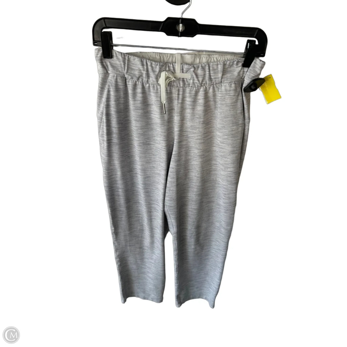 Athletic Pants By Lululemon In Grey & White, Size: 4