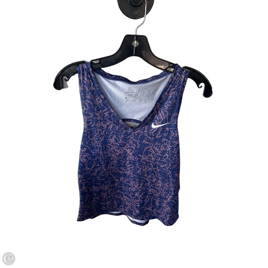 Athletic Tank Top By Nike In Blue & Pink, Size: Xs