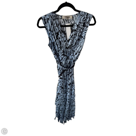 Dress Designer By Diane Von Furstenberg In Black & Blue, Size: S